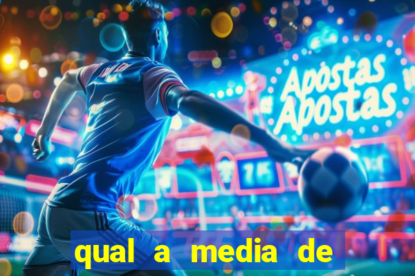 qual a media de escanteio por jogo