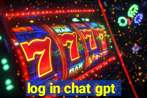 log in chat gpt