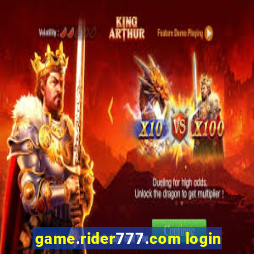 game.rider777.com login