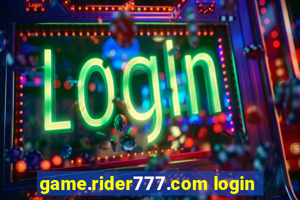 game.rider777.com login