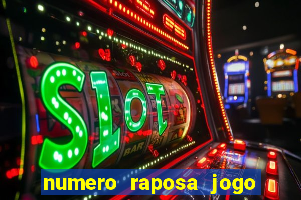 numero raposa jogo do bicho