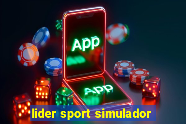 lider sport simulador