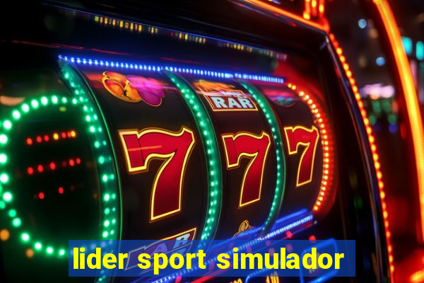 lider sport simulador