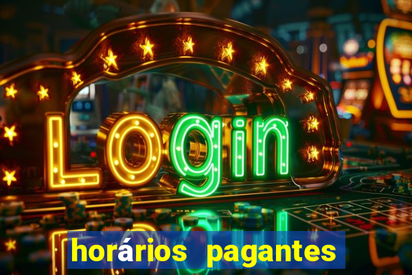 horários pagantes pg soft