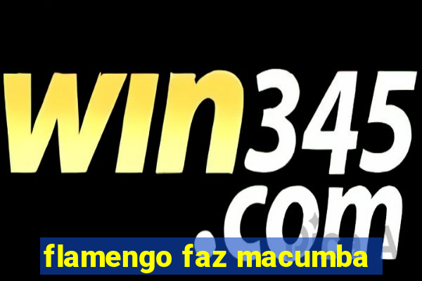 flamengo faz macumba