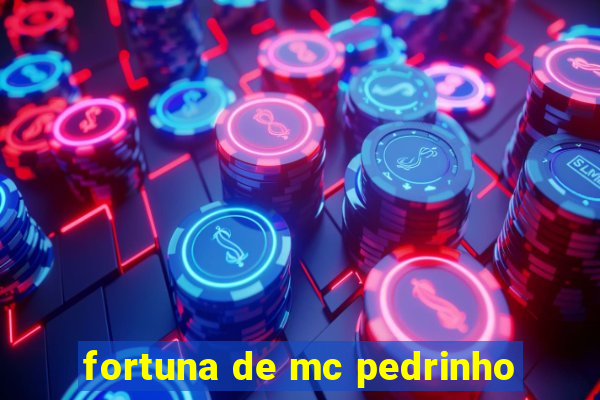 fortuna de mc pedrinho