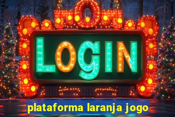 plataforma laranja jogo