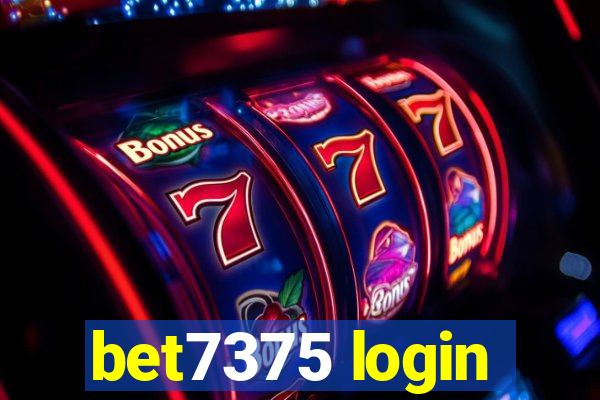 bet7375 login