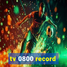 tv 0800 record