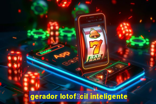 gerador lotof谩cil inteligente