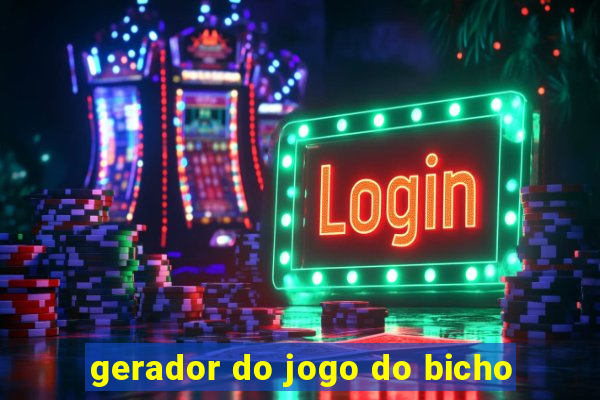 gerador do jogo do bicho