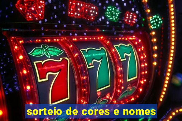 sorteio de cores e nomes