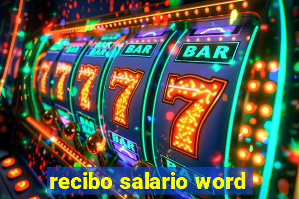 recibo salario word