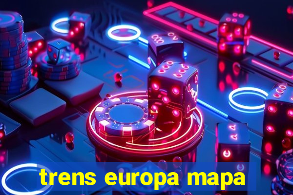 trens europa mapa