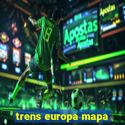 trens europa mapa