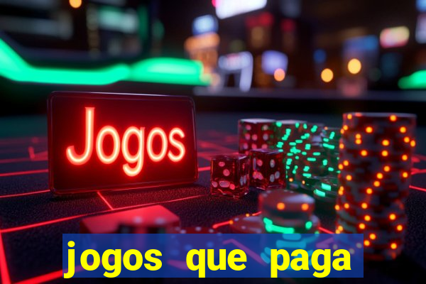 jogos que paga dinheiro de verdade no pix