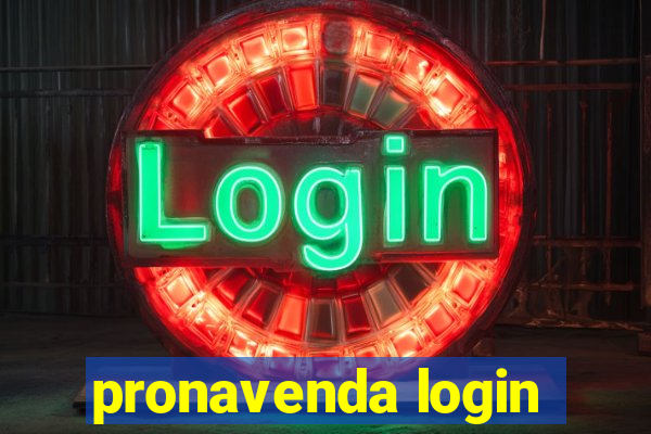 pronavenda login