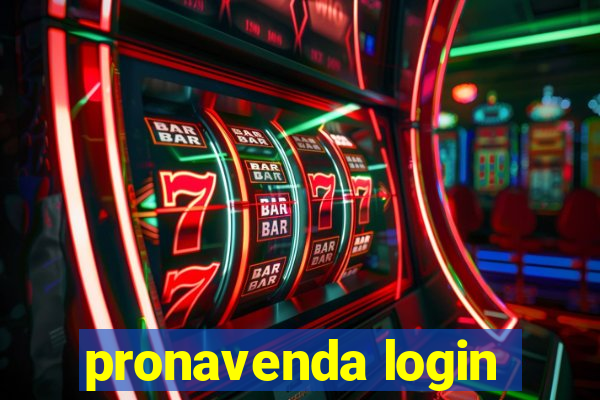 pronavenda login