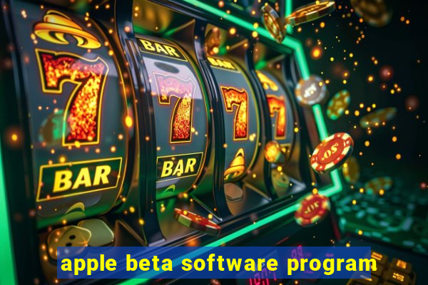 apple beta software program