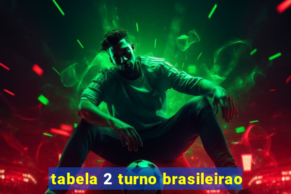 tabela 2 turno brasileirao