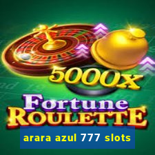 arara azul 777 slots