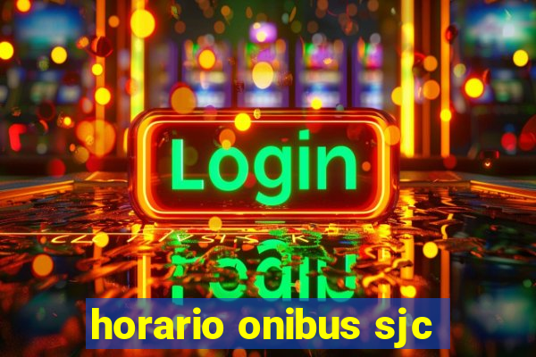 horario onibus sjc