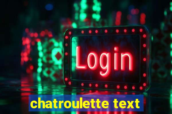 chatroulette text