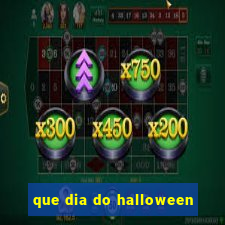 que dia do halloween