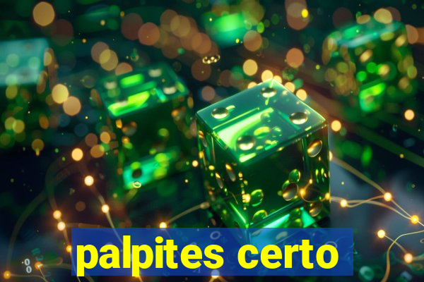 palpites certo