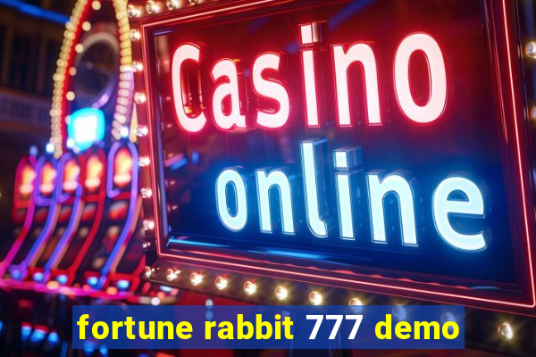 fortune rabbit 777 demo