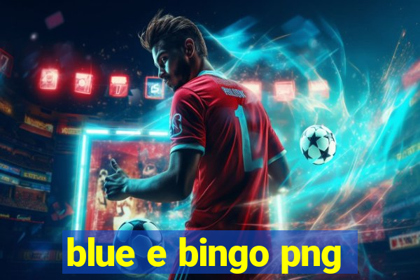 blue e bingo png