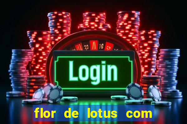 flor de lotus com lua tatuagem