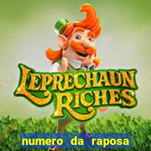 numero da raposa jogo do bicho