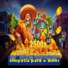 simpatia para o amor