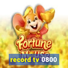 record tv 0800