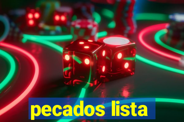 pecados lista