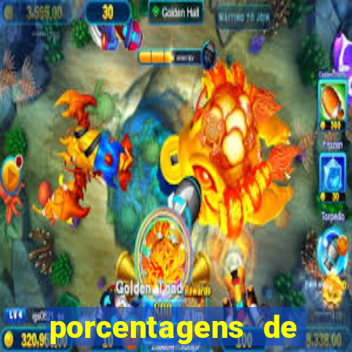 porcentagens de jogos pagantes