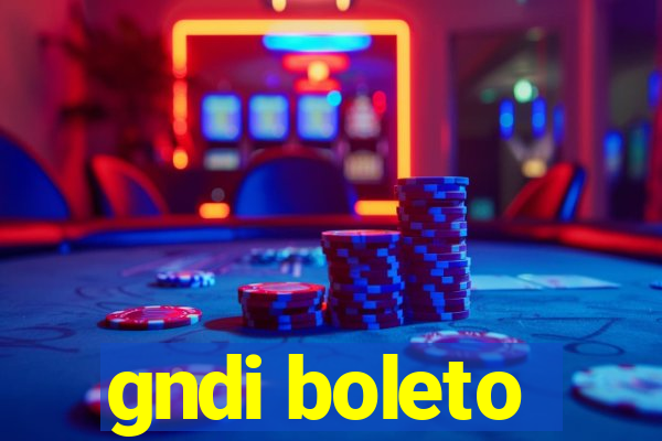 gndi boleto