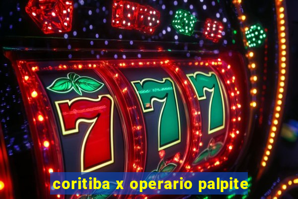 coritiba x operario palpite