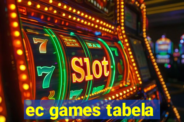 ec games tabela