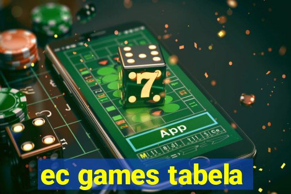 ec games tabela