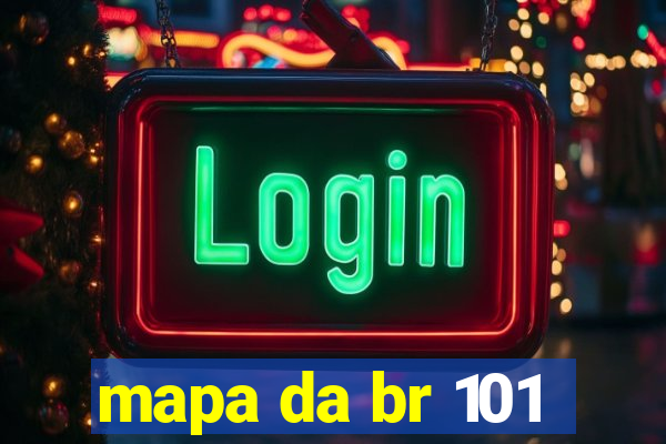 mapa da br 101