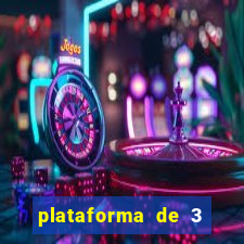 plataforma de 3 reais jogo