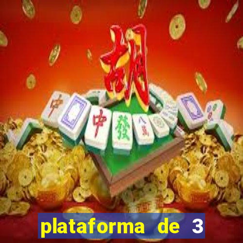 plataforma de 3 reais jogo