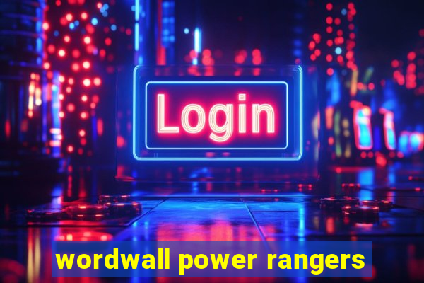 wordwall power rangers