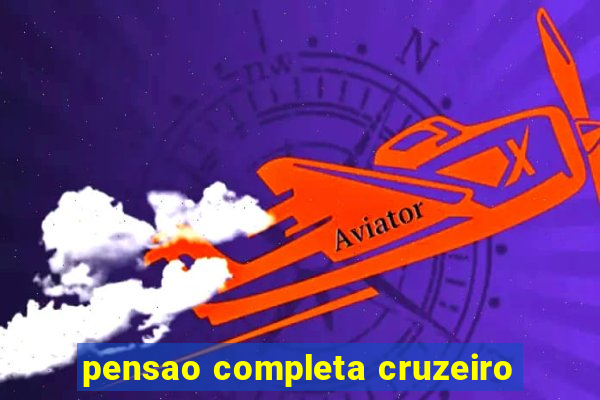 pensao completa cruzeiro