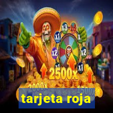 tarjeta roja