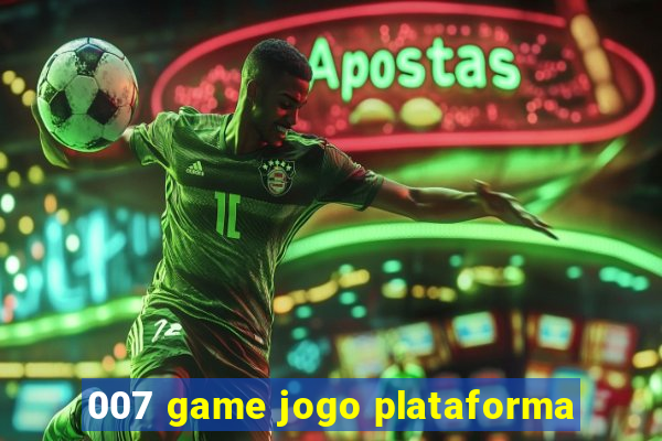 007 game jogo plataforma