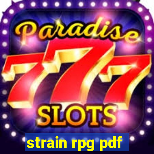 strain rpg pdf