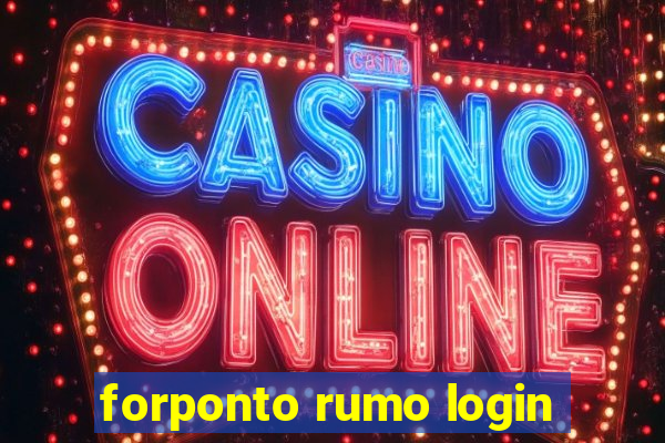 forponto rumo login